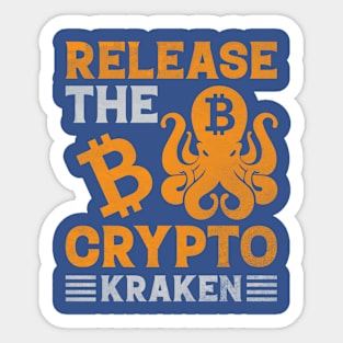 Release The Crypto Kraken Sticker